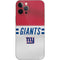 NFL New York Giants White Striped iPhone 12 Pro Skin